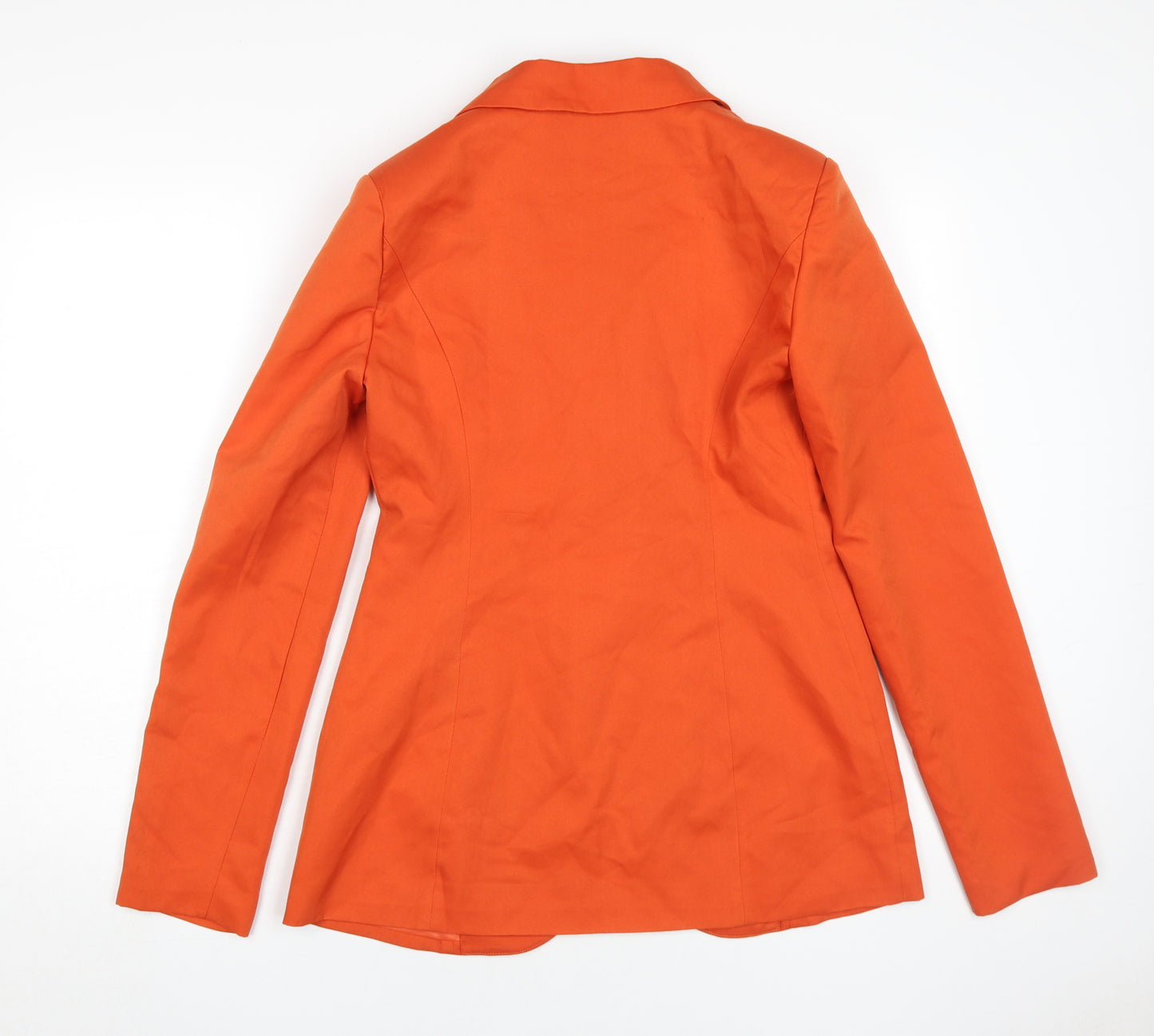 Missguided Women's Orange Blazer, Size 8, Tall Fit