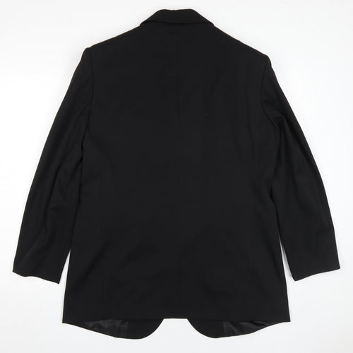 STR Black Unisex Adults Suit Jacket Size 12