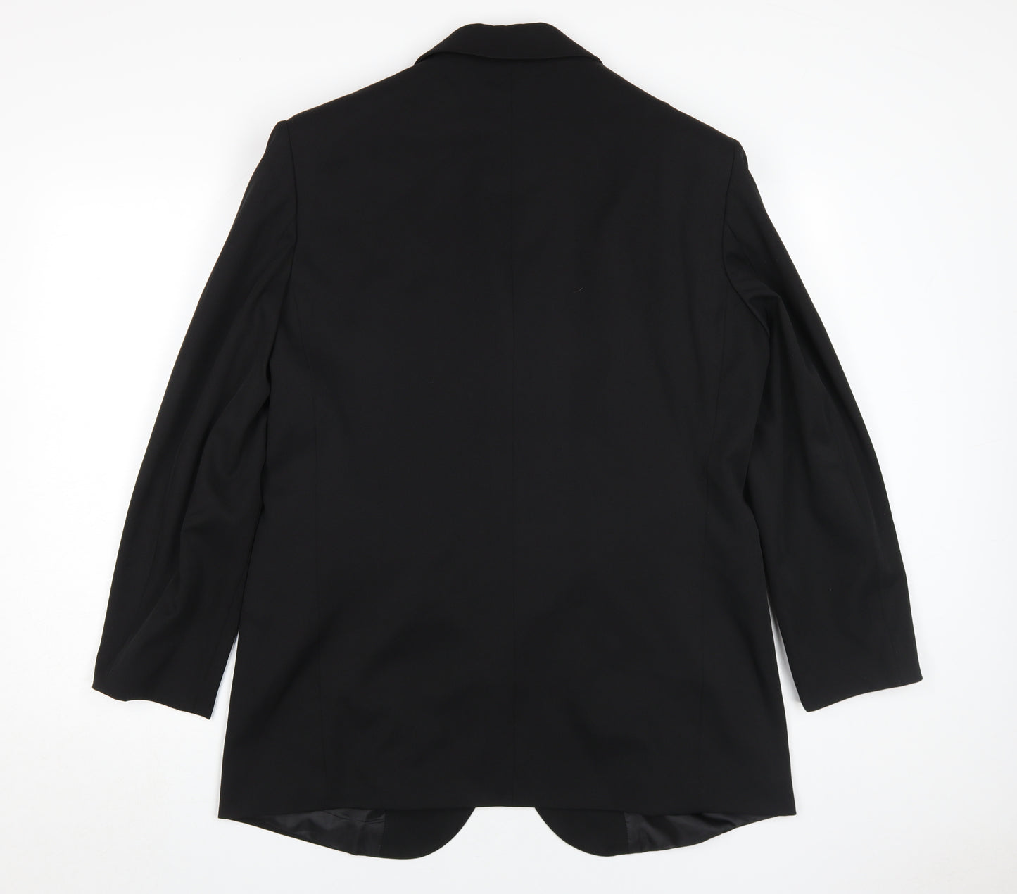STR Black Unisex Adults Suit Jacket Size 12