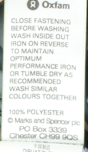 Marks and Spencer Women's Blue Polka Dot Rain Coat M