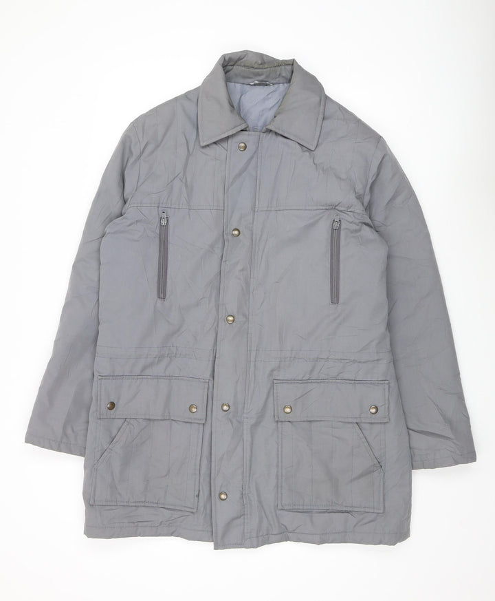 Dannimac Men's Grey Parka Jacket, Size M, Casual Style