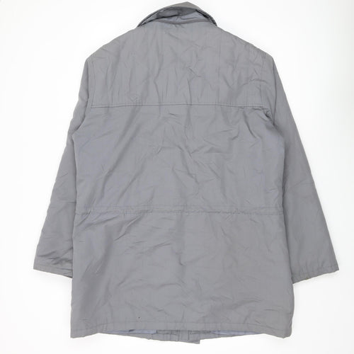 Dannimac Men's Grey Parka Jacket, Size M, Casual Style