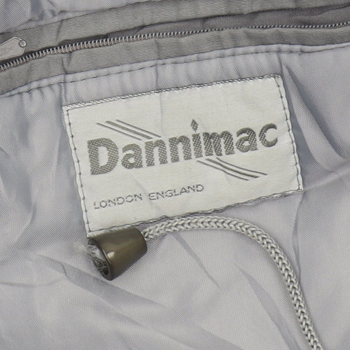 Dannimac Men's Grey Parka Jacket, Size M, Casual Style