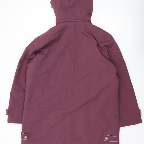 Finesse Women's Purple Parka Coat Size 16