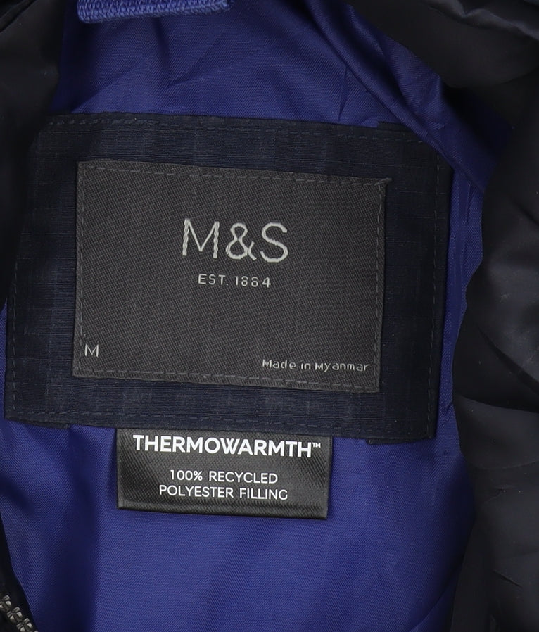 Marks and Spencer Men's Blue M Puffer Jacket