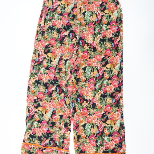 Moves Women's Multicoloured Wide-Leg Trousers - Size 10