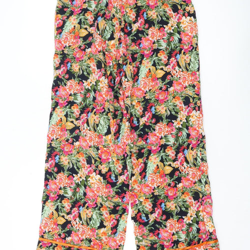 Moves Women's Multicoloured Wide-Leg Trousers - Size 10