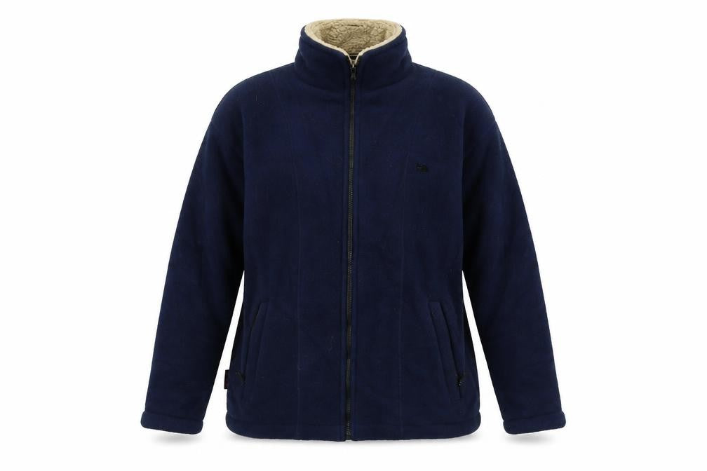 ROAD MAP Men's Blue Fleece Jacket S - Casual Outdoor Warmth