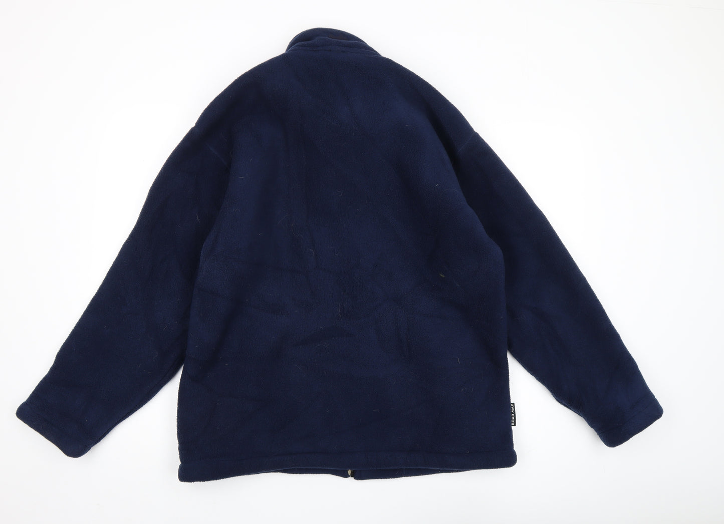 ROAD MAP Men's Blue Fleece Jacket S - Casual Outdoor Warmth