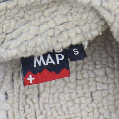 ROAD MAP Men's Blue Fleece Jacket S - Casual Outdoor Warmth