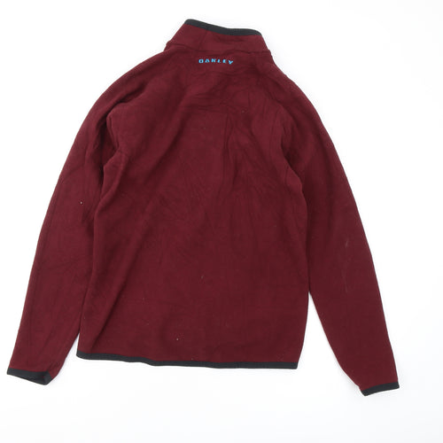 Oakley Unisex Red Fleece Jacket Size S