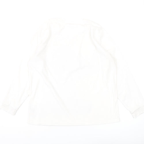 Disney Women's White S Lilo & Stitch Sweatshirt
