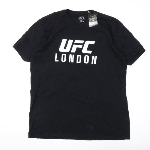 UFC Men's Black XL T-Shirt - London Sports Graphic Tee