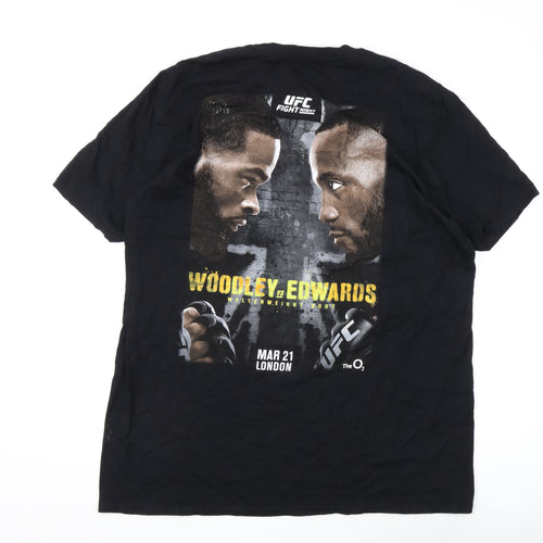 UFC Men's Black XL T-Shirt - London Sports Graphic Tee