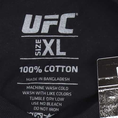 UFC Men's Black XL T-Shirt - London Sports Graphic Tee