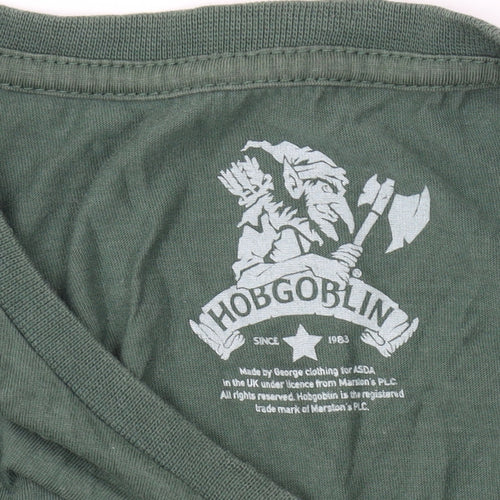 George Men's Green Graphic Print T-Shirt, Size 2XL
