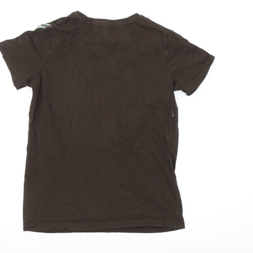 Mojang Boys Brown Minecraft T-Shirt, 11-12 Years, Graphic Print