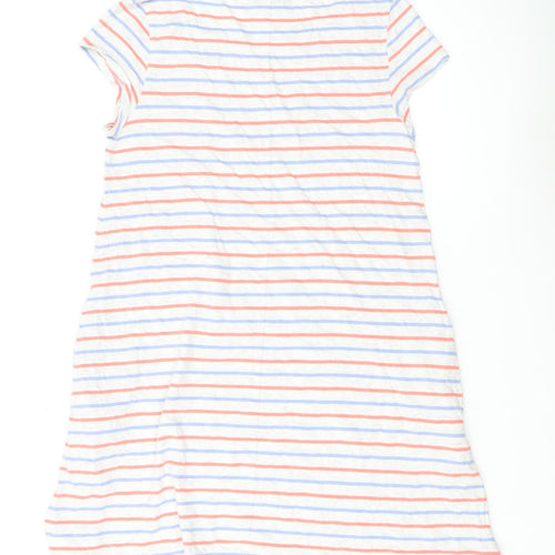 Gap Women's Multicoloured Striped T-Shirt Dress S