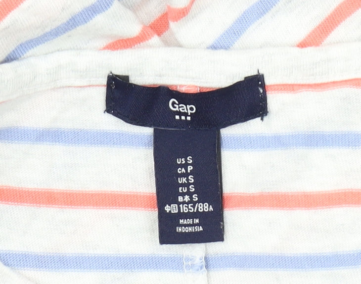 Gap Women's Multicoloured Striped T-Shirt Dress S