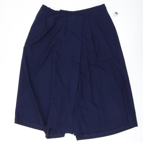 Gap Women's Blue Culottes Trousers XL Relaxed Fit