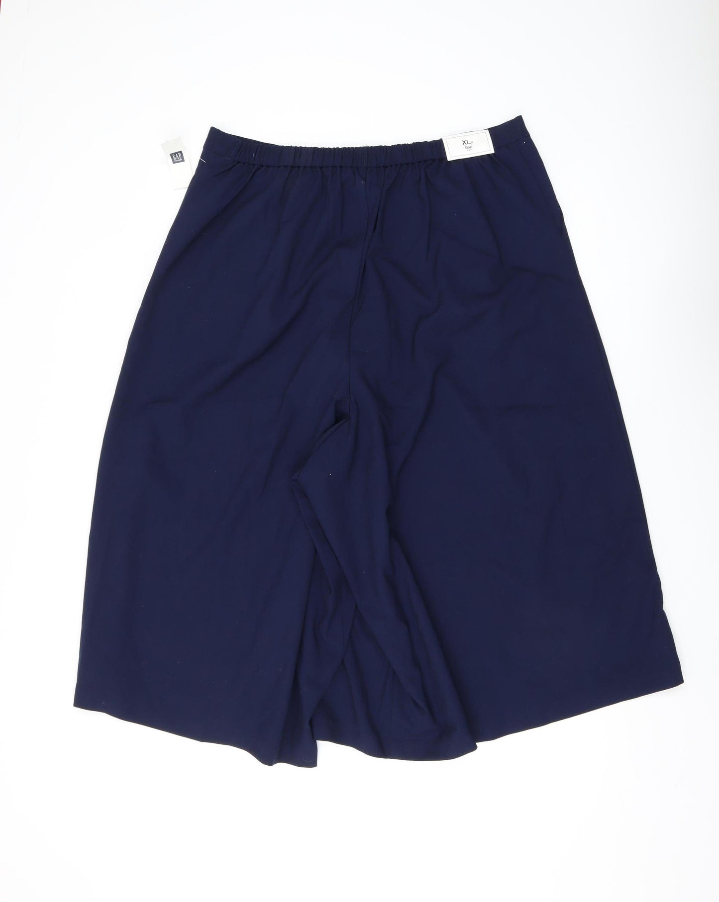 Gap Women's Blue Culottes Trousers XL Relaxed Fit