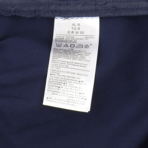 Gap Women's Blue Culottes Trousers XL Relaxed Fit