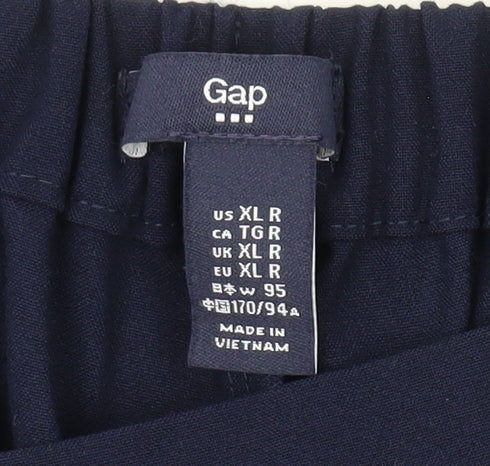 Gap Women's Blue Culottes Trousers XL Relaxed Fit