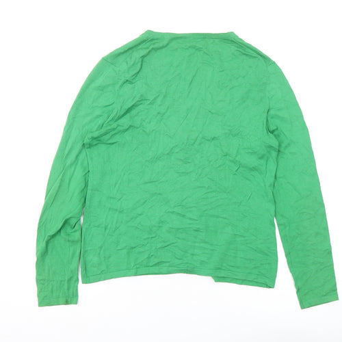 Hobbs Women's Green V-Neck Cardigan Size 12