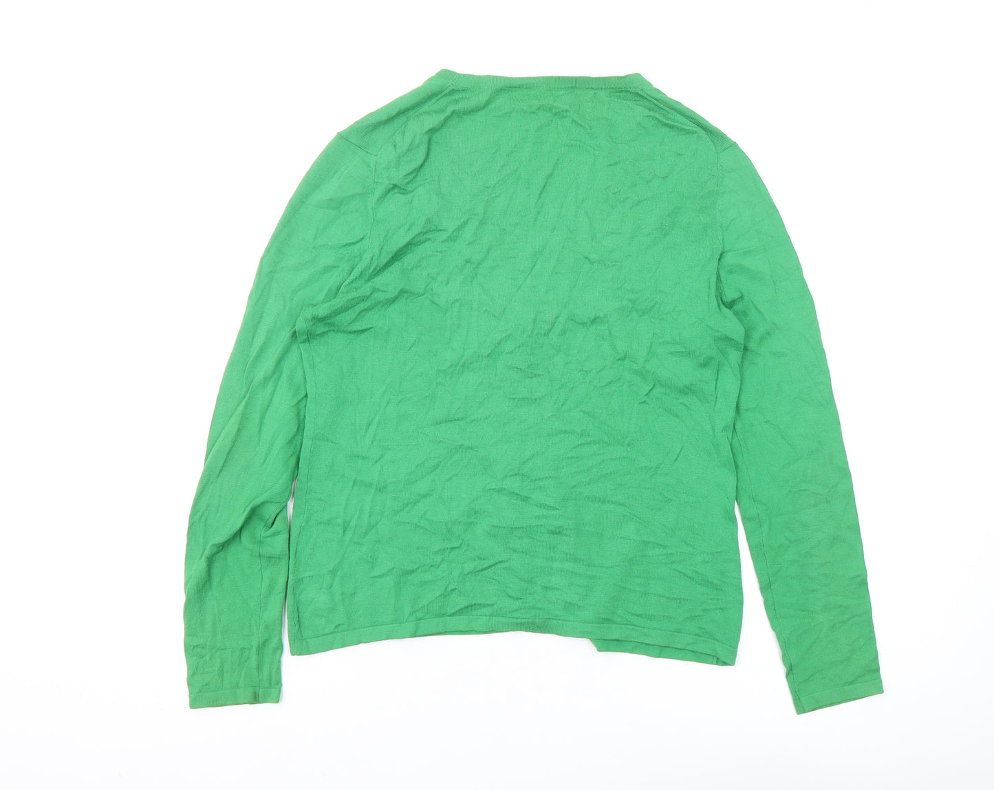 Hobbs Women's Green V-Neck Cardigan Size 12