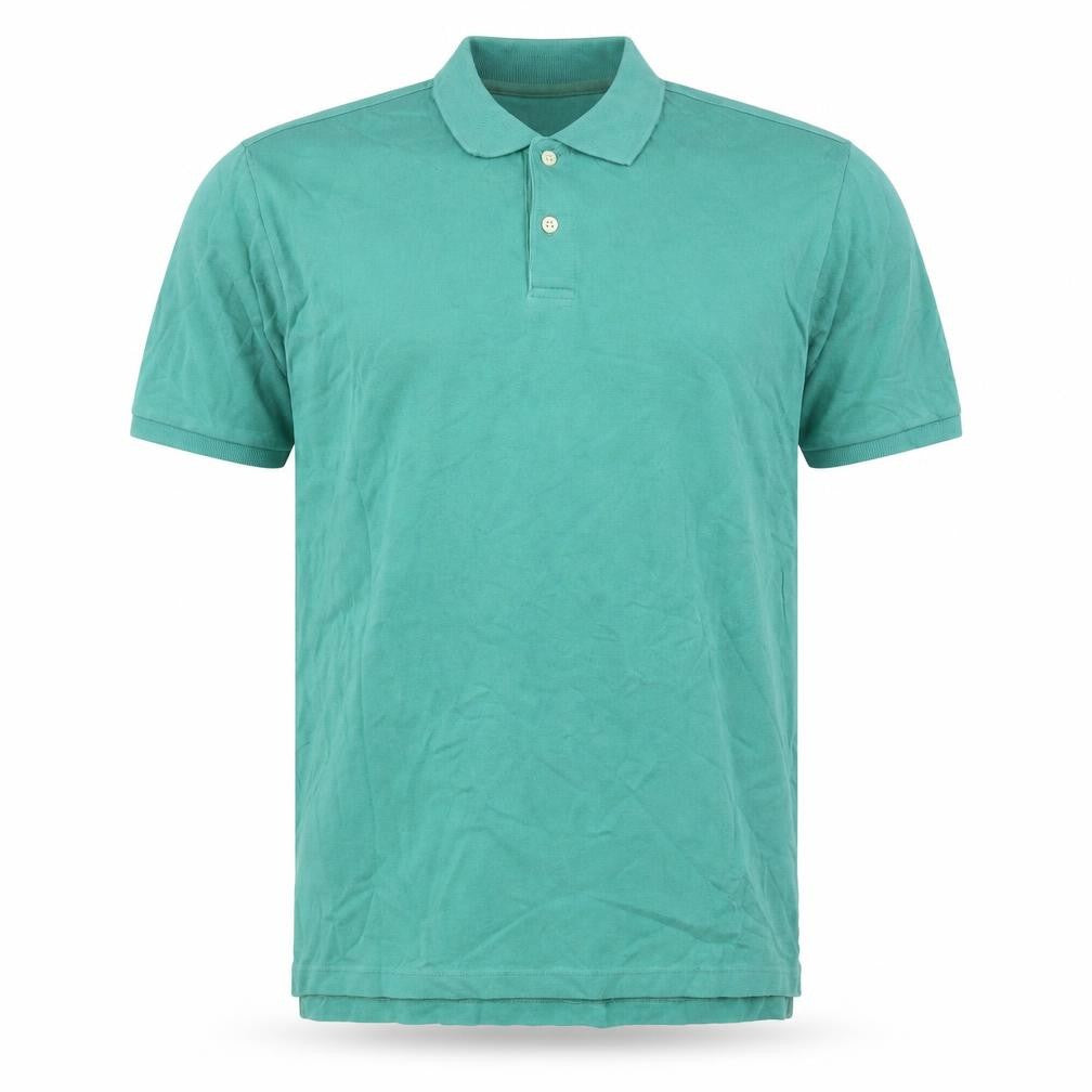 Gap Men's Green Polo Shirt - Size L, Short Sleeve