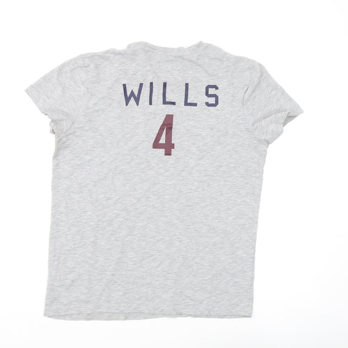 Jack Wills Men's Grey Short Sleeve Regular Fit T-Shirt