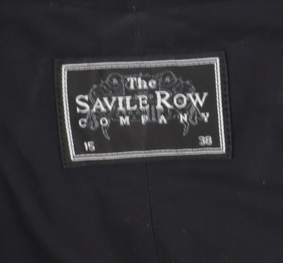 Savile Row Men's Black Long Sleeve Button-Up Shirt