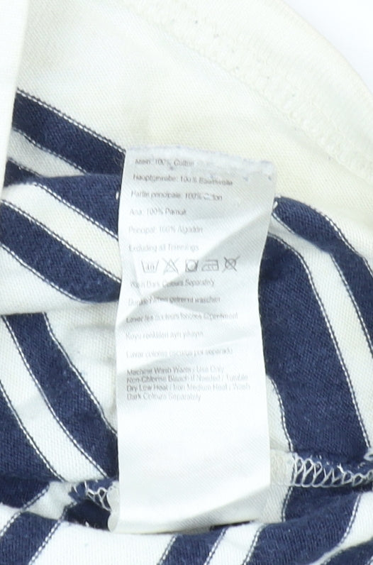 Joules Women's Striped T-Shirt, Size 12, Boat Neck Multicolour