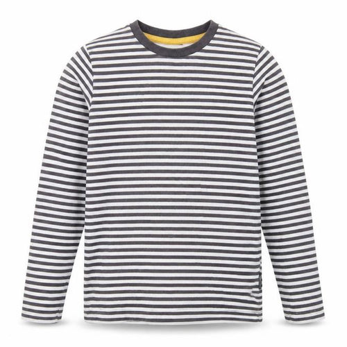 Trespass Boys Striped Long Sleeve T-Shirt, Multicoloured, 11-12 Years