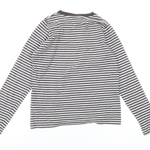 Trespass Boys Striped Long Sleeve T-Shirt, Multicoloured, 11-12 Years