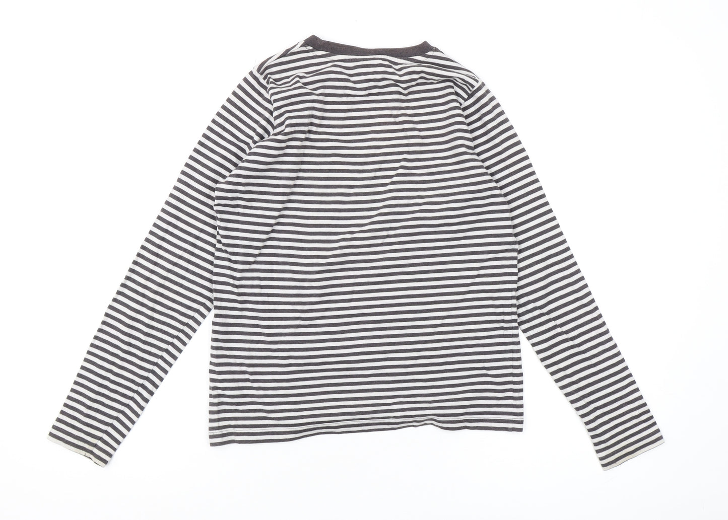 Trespass Boys Striped Long Sleeve T-Shirt, Multicoloured, 11-12 Years