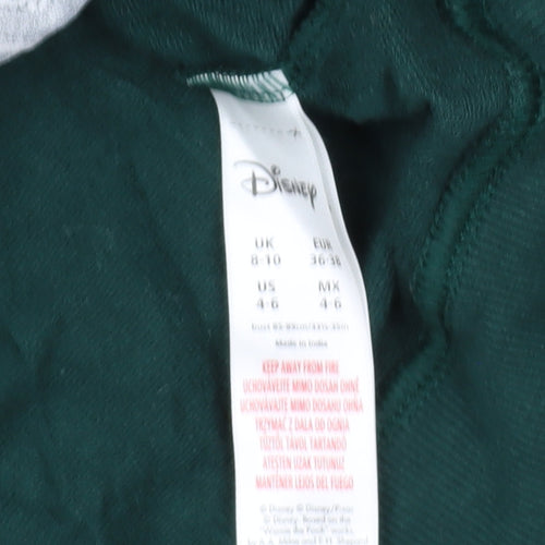 Disney Women's Green Pullover Sweater, Size 8, Casual Wear