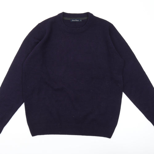 James Pringle Men's Blue Medium Pullover Jumper