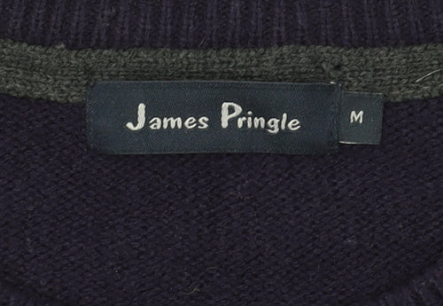 James Pringle Men's Blue Medium Pullover Jumper