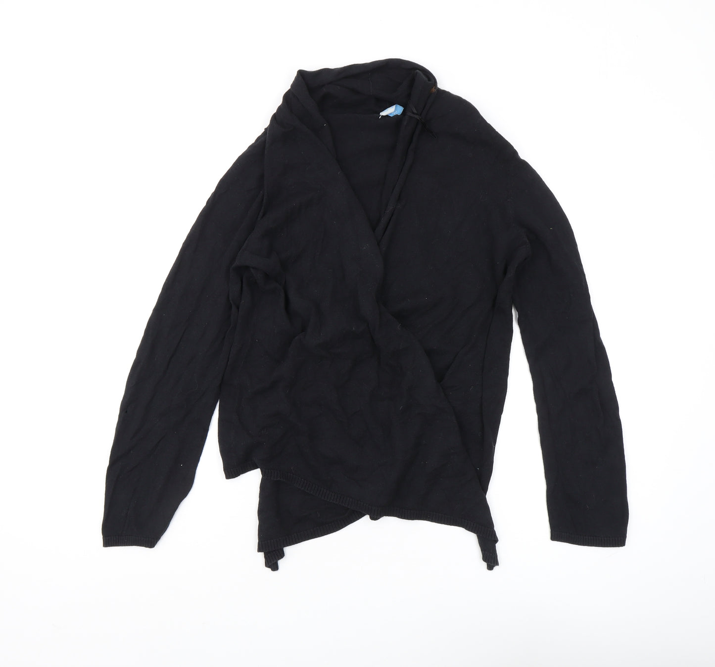 Oasis Women's Black Cardigan Size 12 Cotton Blend