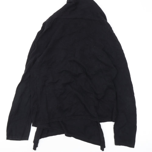 Oasis Women's Black Cardigan Size 12 Cotton Blend