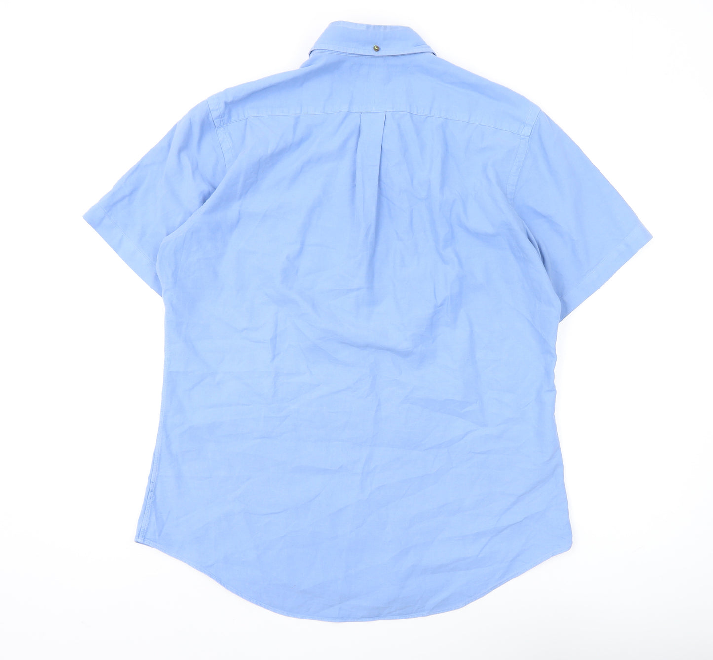 Ralph Lauren Men's Blue Button-Down Shirt M