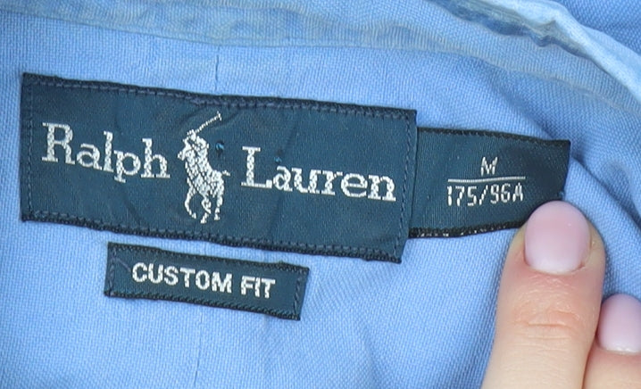 Ralph Lauren Men's Blue Button-Down Shirt M