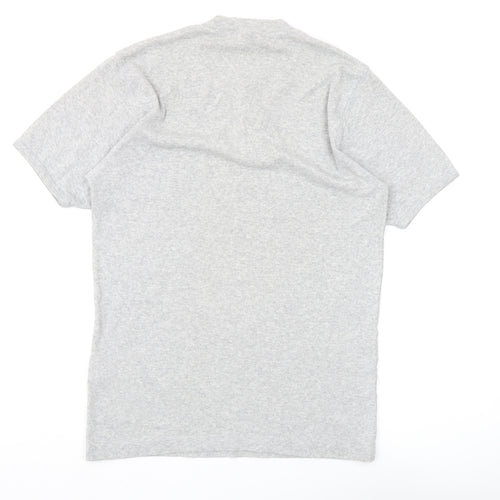 Wrangler Men's Grey Henley T-Shirt, Short Sleeve L