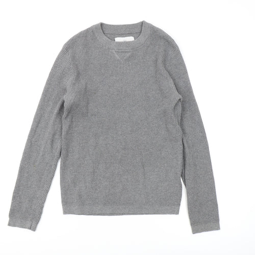 Kronstadt Men's Grey Pullover Jumper - XS - Casual Style
