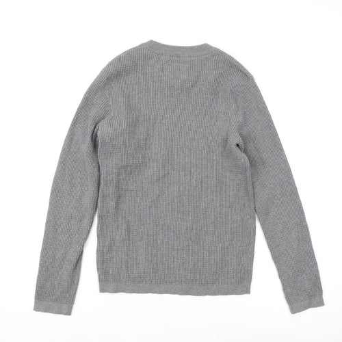 Kronstadt Men's Grey Pullover Jumper - XS - Casual Style