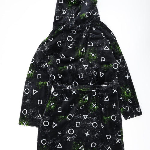Next Boys Black PlayStation Fleece Robe 11-12 Years