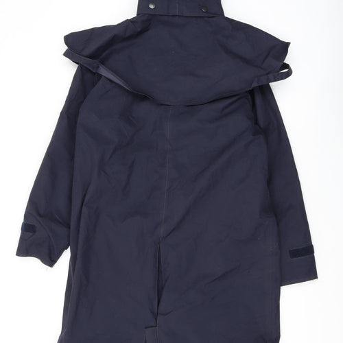 Jack Murphy Men's Black Hooded Rain Coat Size 32