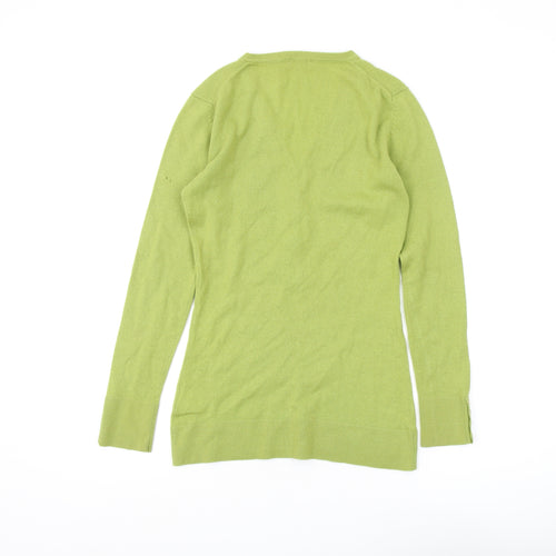 Phase Eight Women's Green Henley Long Sleeve Jumper