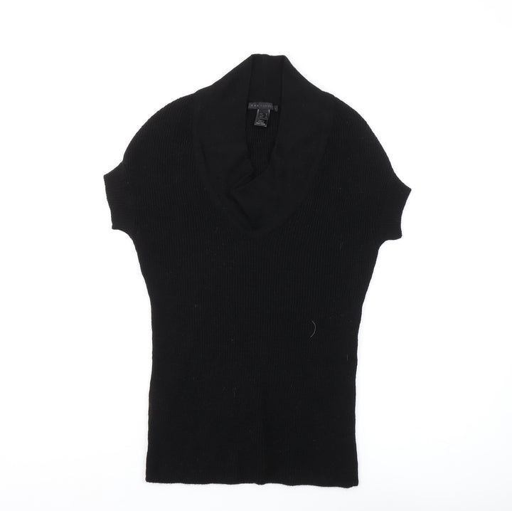 MNG Collection Women's Black Pullover Jumper, Size 10